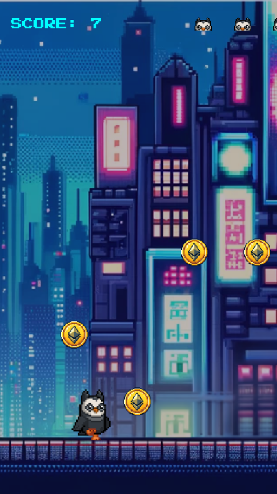 Ether Dash gameplay